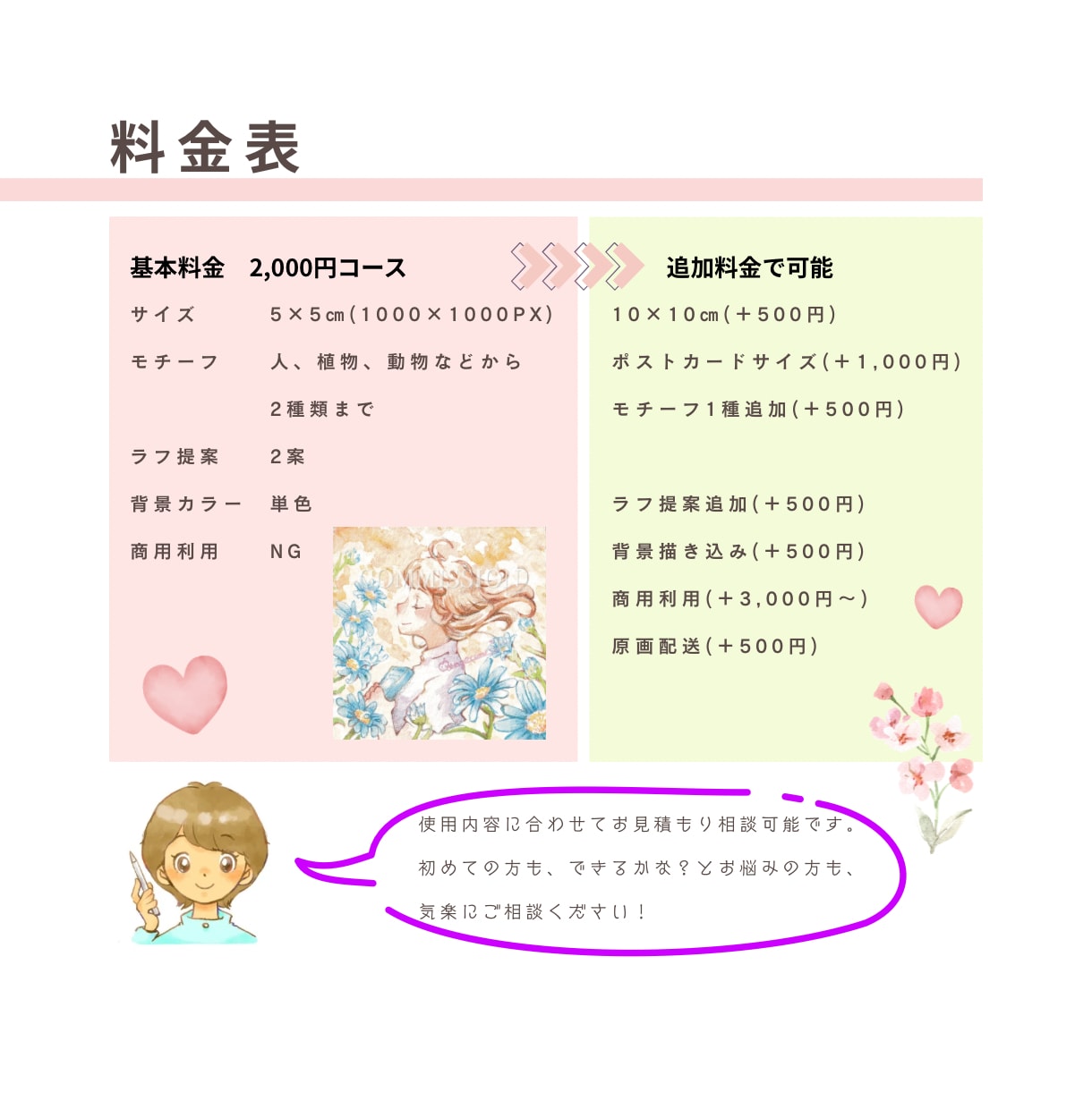 柔らか透明水彩イラストでアイコン描きます 手描きのふんわりかわいいイラストアイコン使いませんか イメージ6