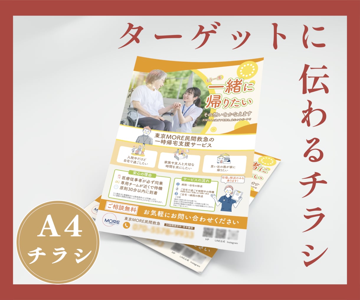 5枠限定！伝わる！効果的なチラシ作成します 初めての方も安心してお任せください！ イメージ1