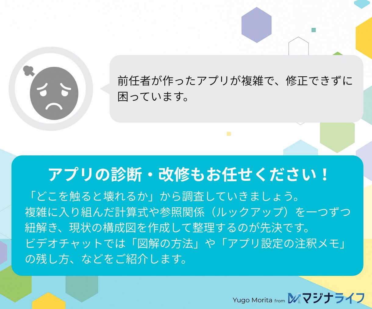 kintone認定者が導入や運用の相談にのります 脱Excel・外部連携も。元大手SIerが現場視点で助言 イメージ2