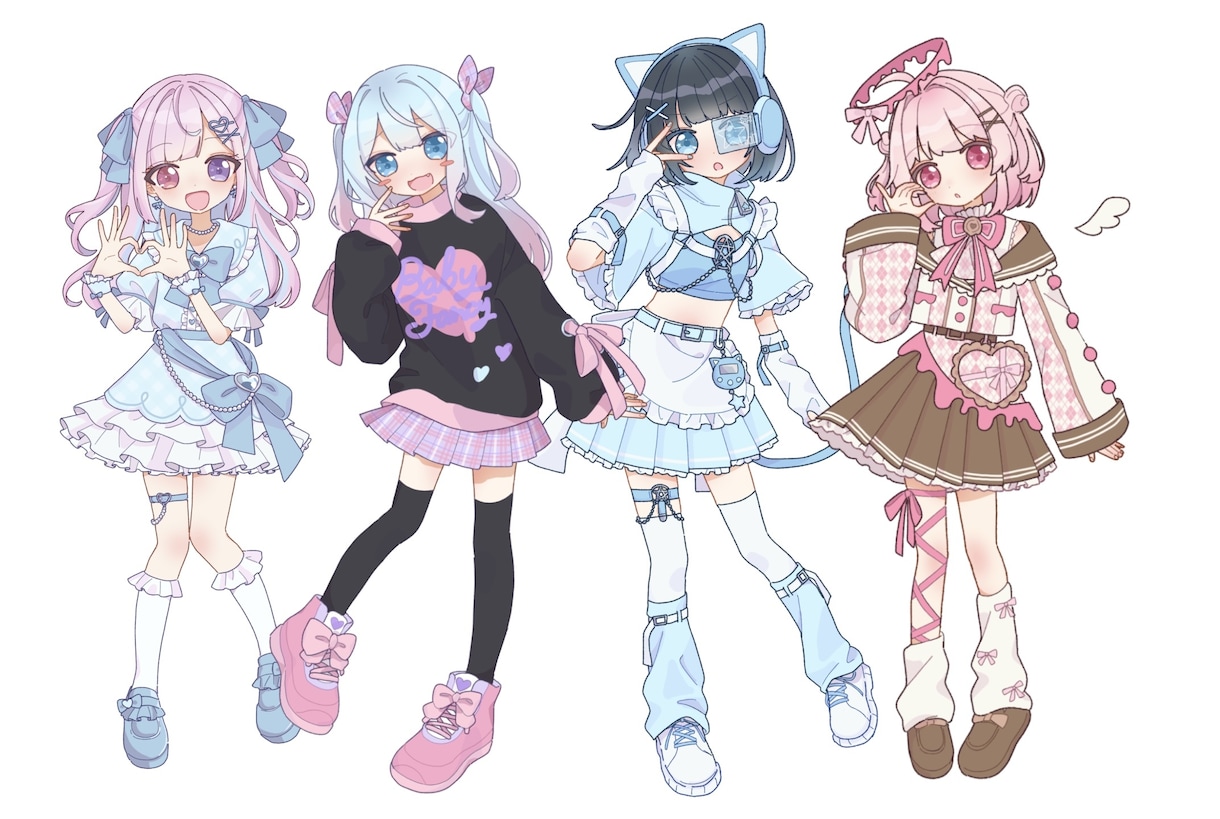 ポップでかわいいイラストお描きします アイコン・立ち絵・サムネイル等、幅広く対応！ イメージ5