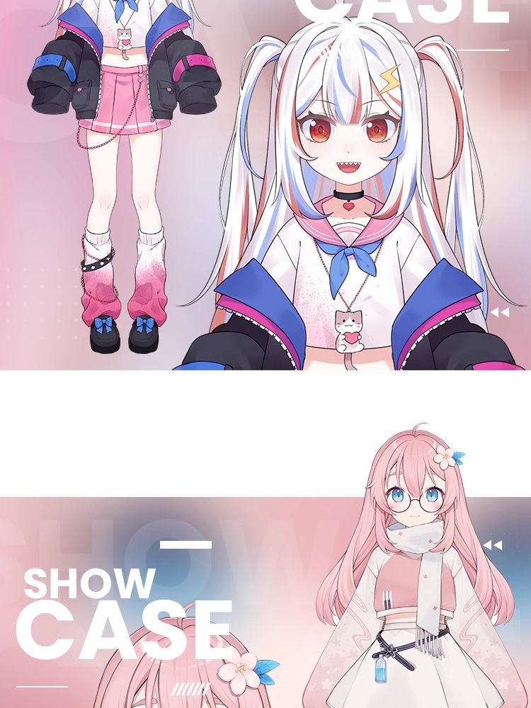 live2dバーチャルアナウンサーのイメージます あなたが満足できるものを作る。给你提供帮助 イメージ3