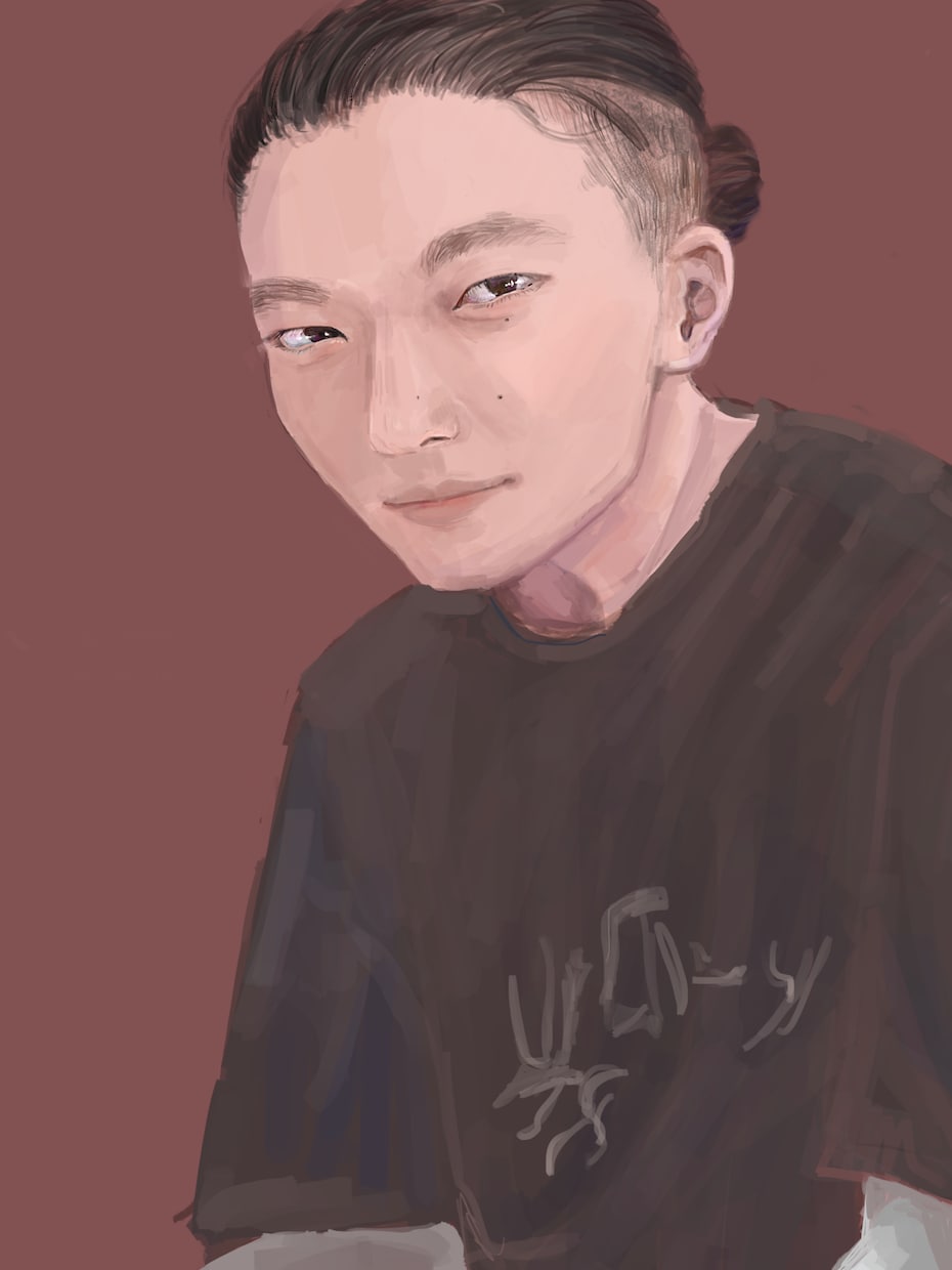 要望にこたえつつシンプルな似顔絵を作成します 誕生日カードに添える似顔絵や、日常のワンシーンなど幅広く イメージ4