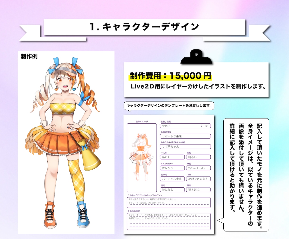 Vtuberプロデュースします あなたがVtuberとしてデビューするまでサポートします！ イメージ4