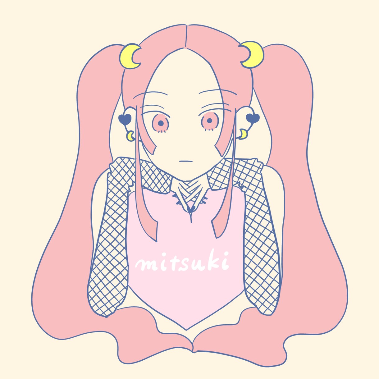 かわいい女の子のアイコン描きます 韓国っぽ♡推し活♡Vtuber系の可愛いイラスト イメージ1