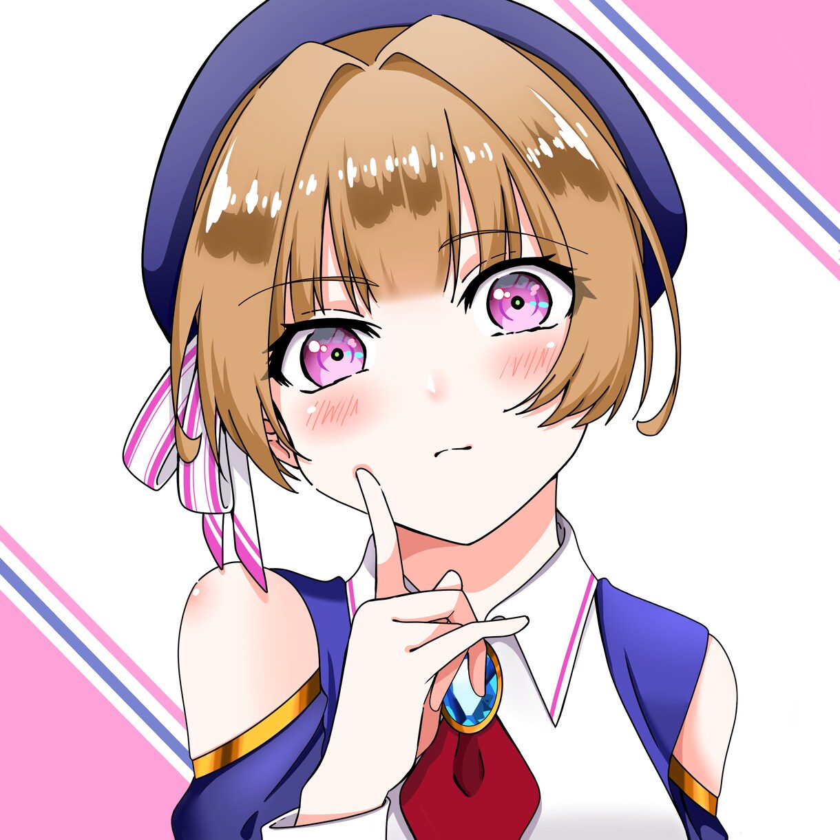 アニメ塗りの可愛い女の子のイラスト描きます 一度に一件のみ対応！一件一件丁寧に対応いたします。 イメージ1