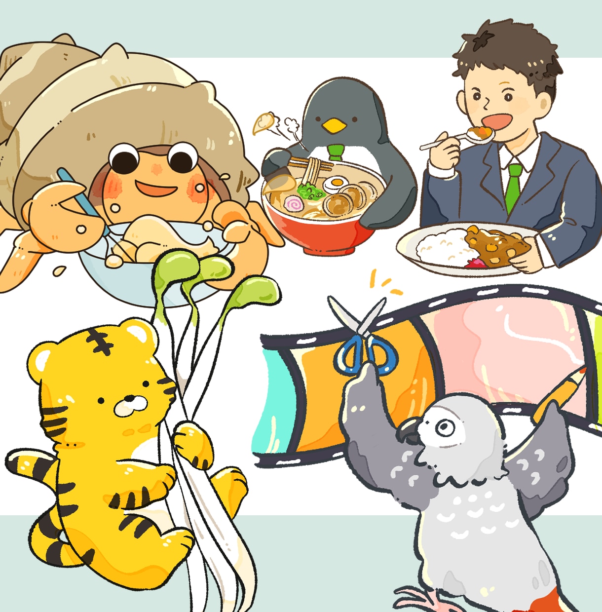 親しみやすいポップなイラスト作成します ポップでワクワクするようなデザイン☆アイコンやヘッダーにも♪ イメージ2