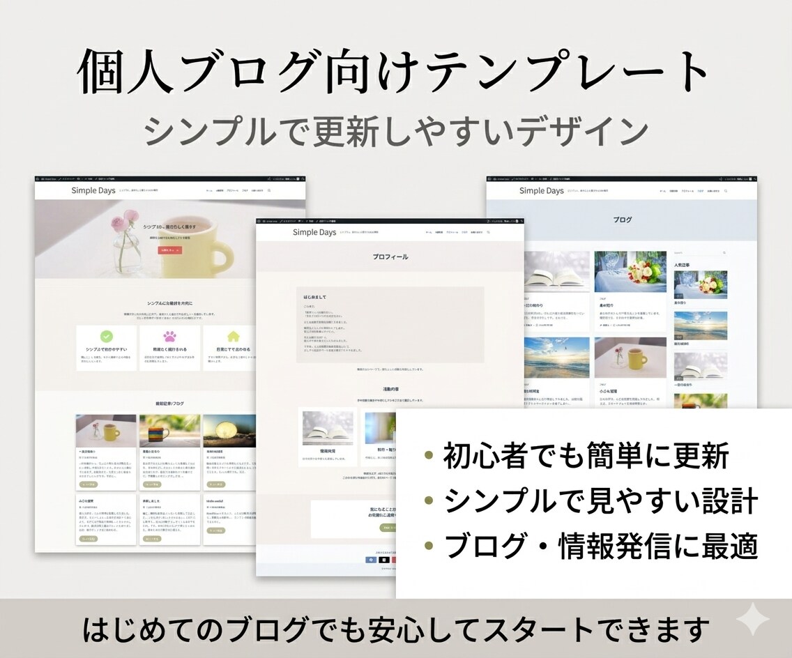 初めての方向け格安WordPressサイト作ります 低予算で安心してサイト制作・公開できるプランです！ イメージ3