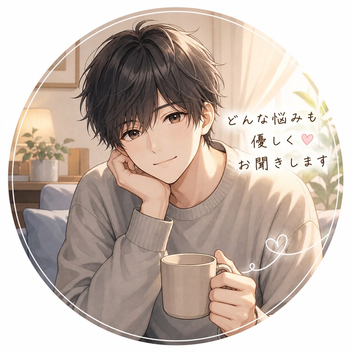 どんな悩みも優しくお聞きします 優しく否定せず、気軽に話せる相手です。声割りかし高い男です イメージ1