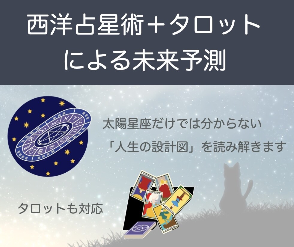 占星術で人生の本質、隠れた才能をお伝えます 太陽星座だけでは分からない「人生の設計図」を読み解きます イメージ1