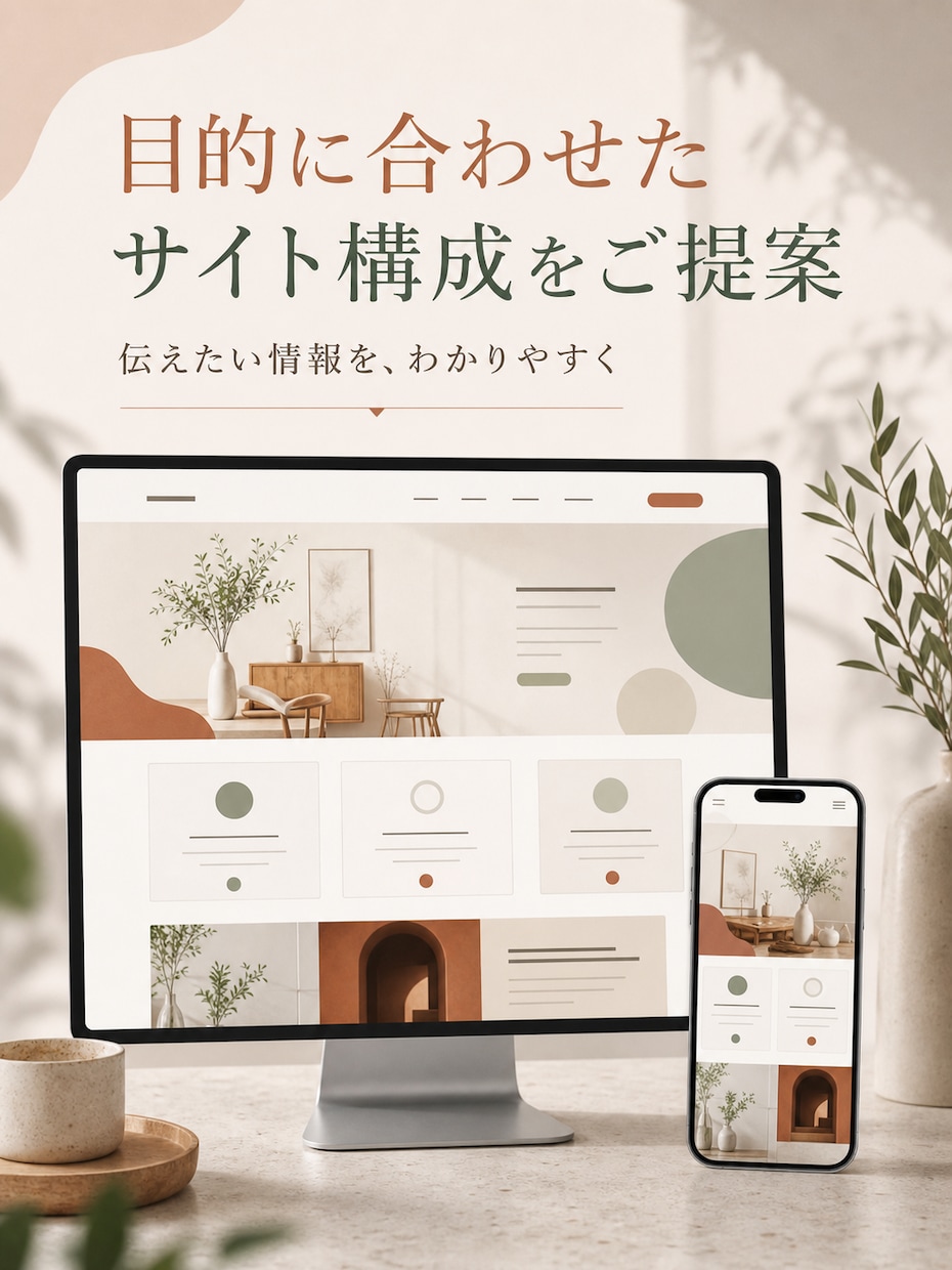 小規模事業者のホームページを制作します 要件整理から公開後の相談まで丁寧に対応します イメージ3