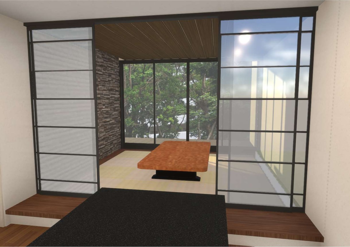 3Dアーキデザイナーでパース図を作成致します 新築住宅やリノベーション等のパース製作をお任せ下さい イメージ6