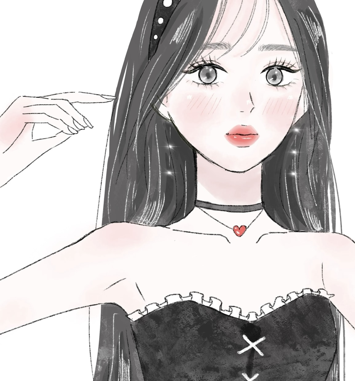 ふんわり可愛いイラスト作成ます 女性向けSNS、配信用アイコンなど作成します イメージ4
