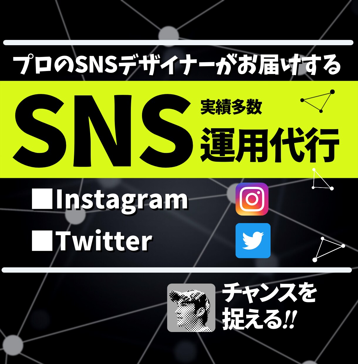 初回限定価格｜専門家がSNSの運用代行します ■Instagram、Twitterが生まれ変わります■ イメージ1