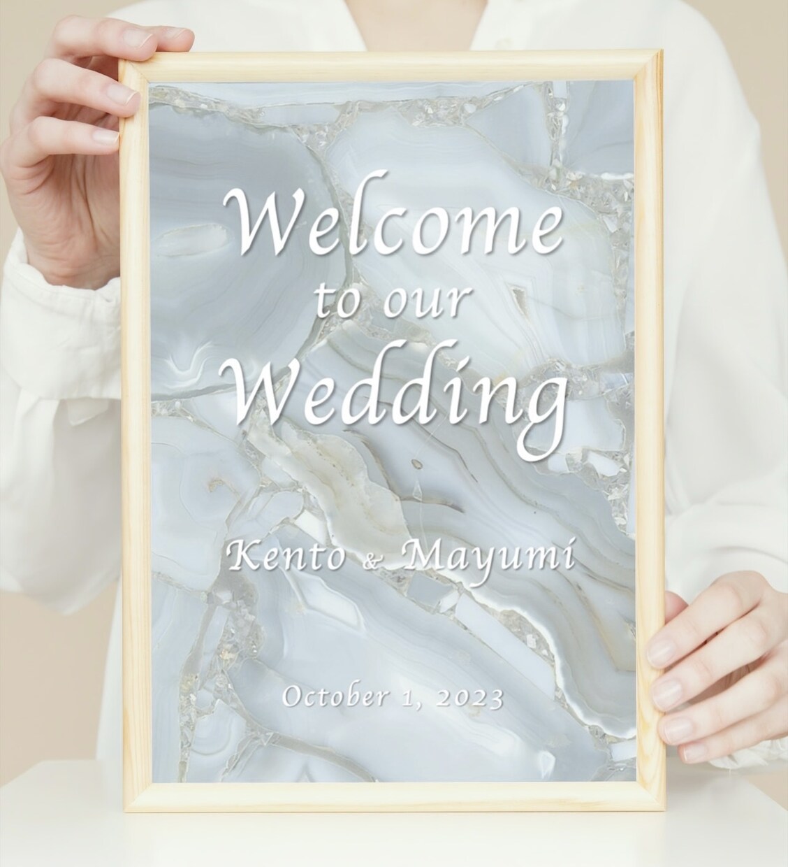 結婚式のワンポイント♡ウェルカムボードを作成します 選べる10種類♡ おしゃれなウェルカムボードつくります！ イメージ5