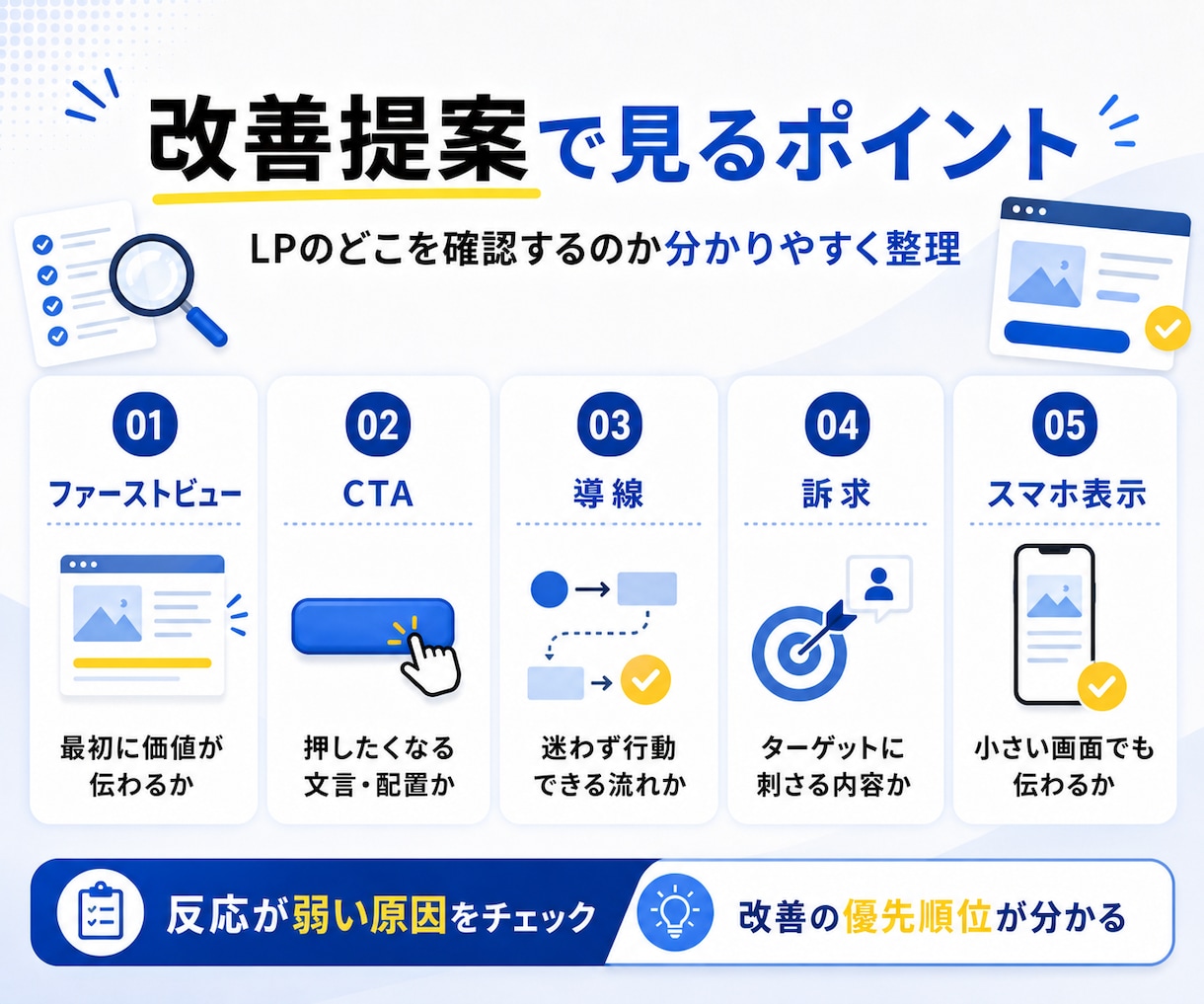 売れるLPのファーストビュー・訴求を改善します LPのファーストビュー改善・訴求改善サービス イメージ4