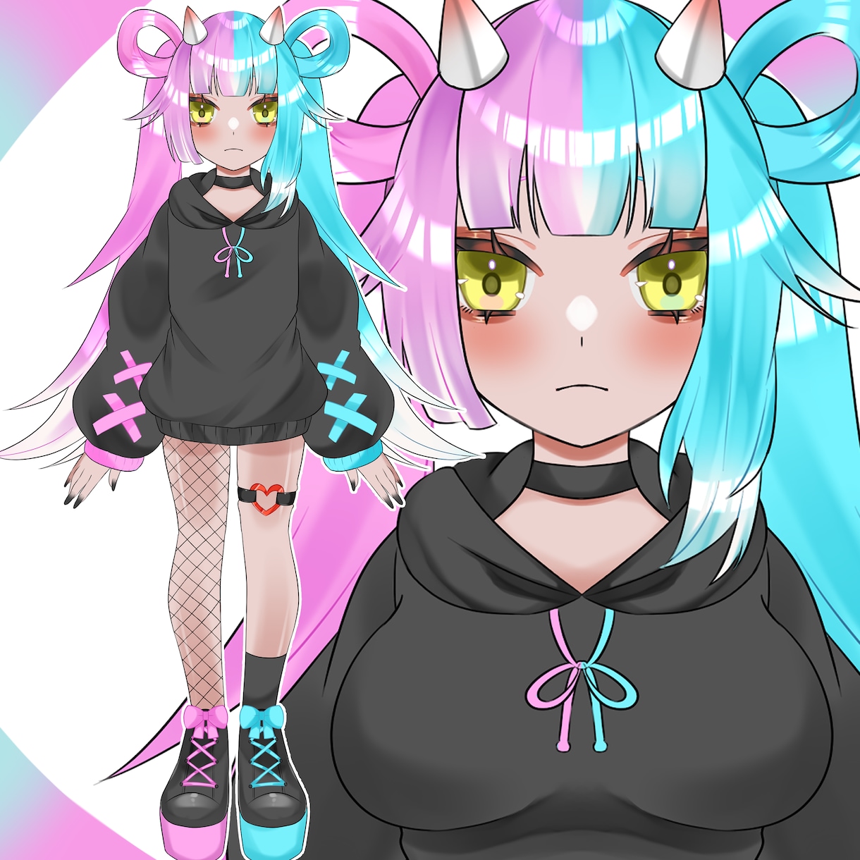大特価！表情差分３種付きオリジナルモデル作成します 女性・中性・ファンタジーのキャラデザが得意です。 イメージ5