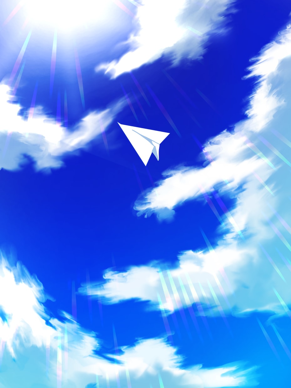 あなたのためだけの空を描きます 背景やロゴのデザインに、あなたのためだけの空を描きます。 イメージ2