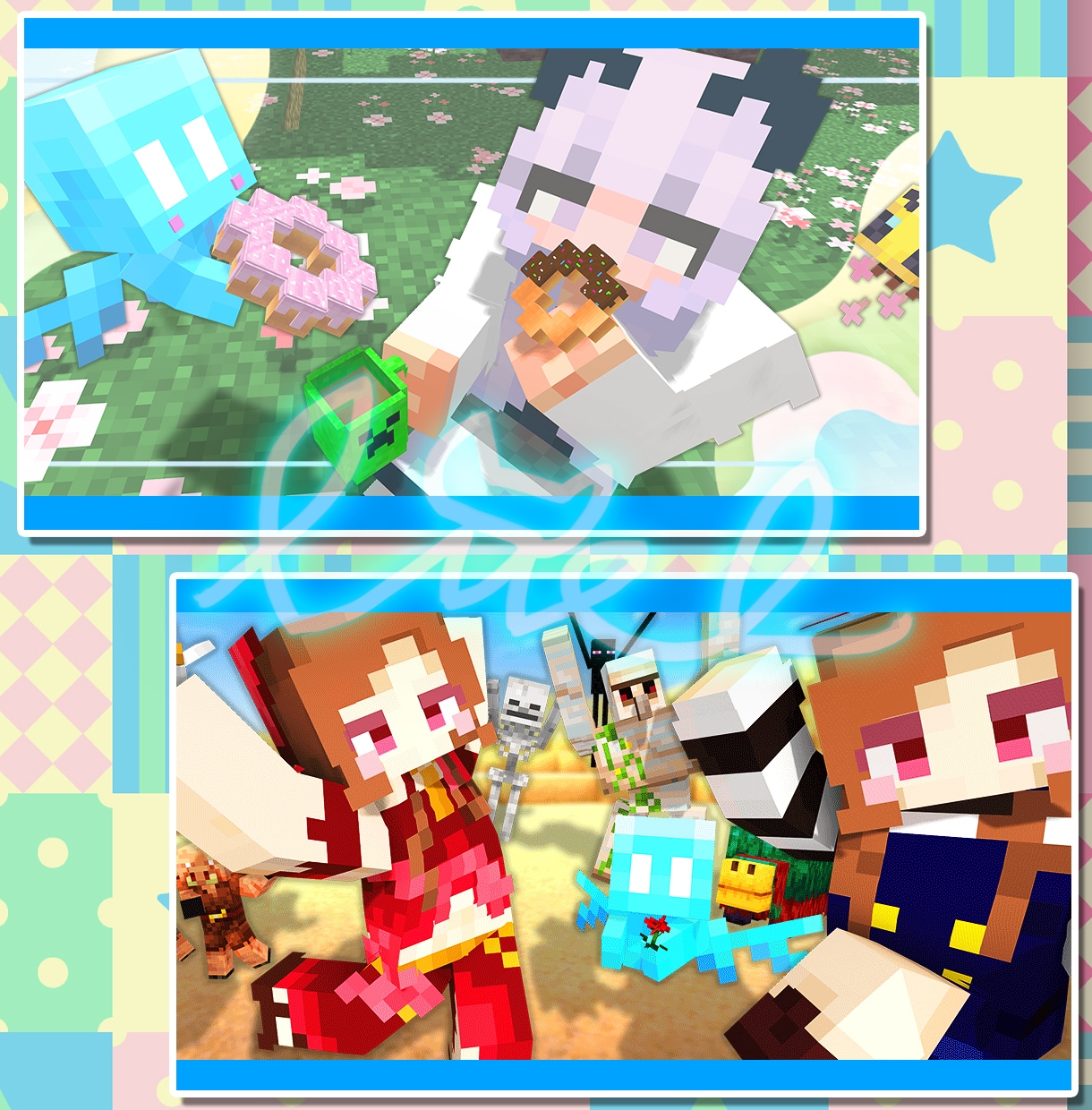 Minecraftの3D画像制作致します サムネイルやSNSヘッダーに自分だけの画像が欲しい方へ イメージ4