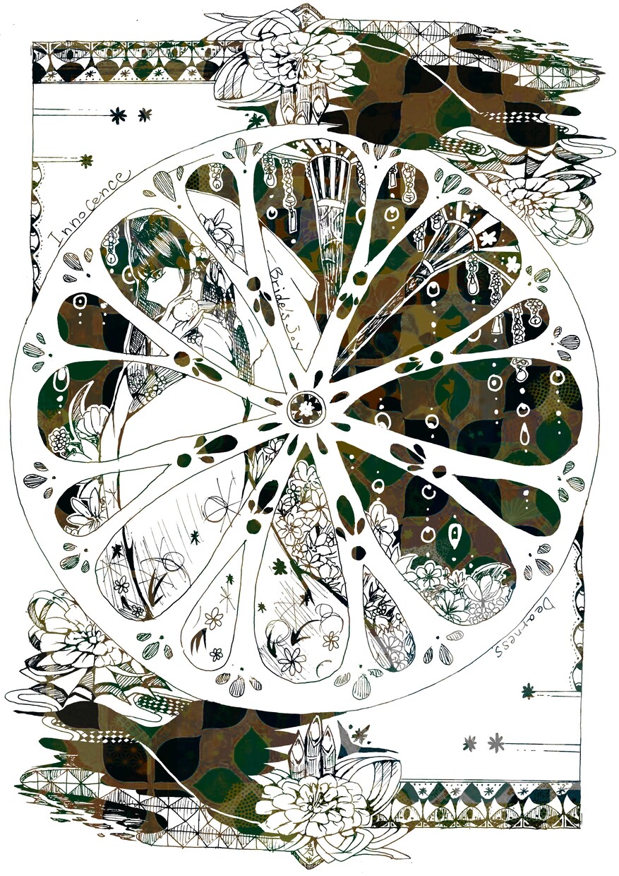 手書き風のイラスト描きます ペン画で色彩鮮やかな世界を彩ります イメージ3