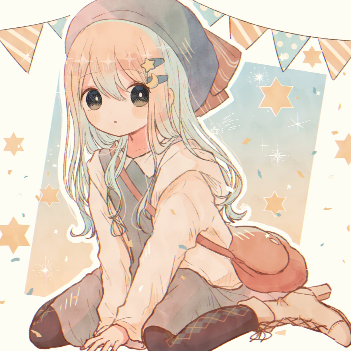 ほんわか可愛いイラストお描きします 動画のサムネやアイコン、MV、表紙、壁紙などにぜひ♪ イメージ1