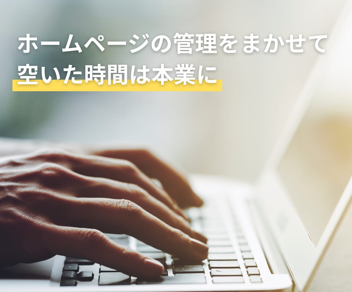 保守+更新+改善提案までトータルサポートします 忙しい事業者さま。ホームページの作業を代行します イメージ2