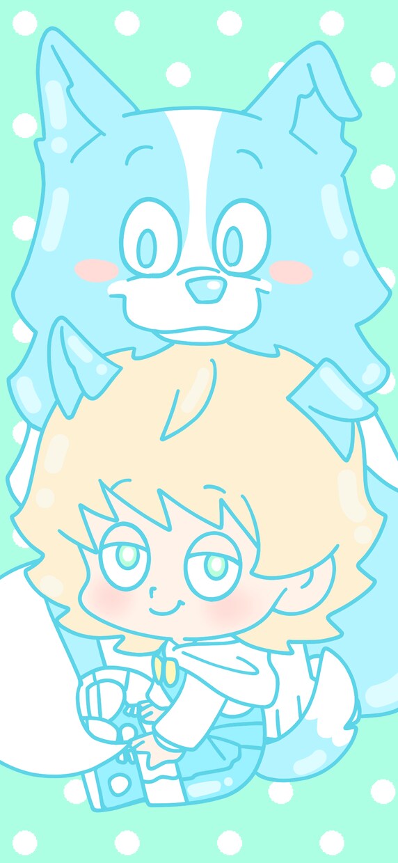 かわいいちびキャラの待ち受けイラストお描きします かわいいチビーズがたくさん待っています！ イメージ9