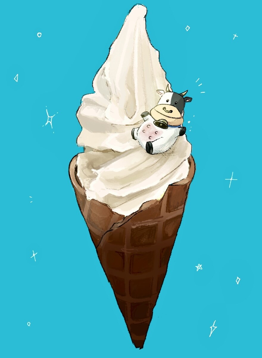 リアルなスイーツ×かわいいキャラクターを描きます かわいい！おいしそう！と言いたくなるイラストをお描きします！ イメージ6