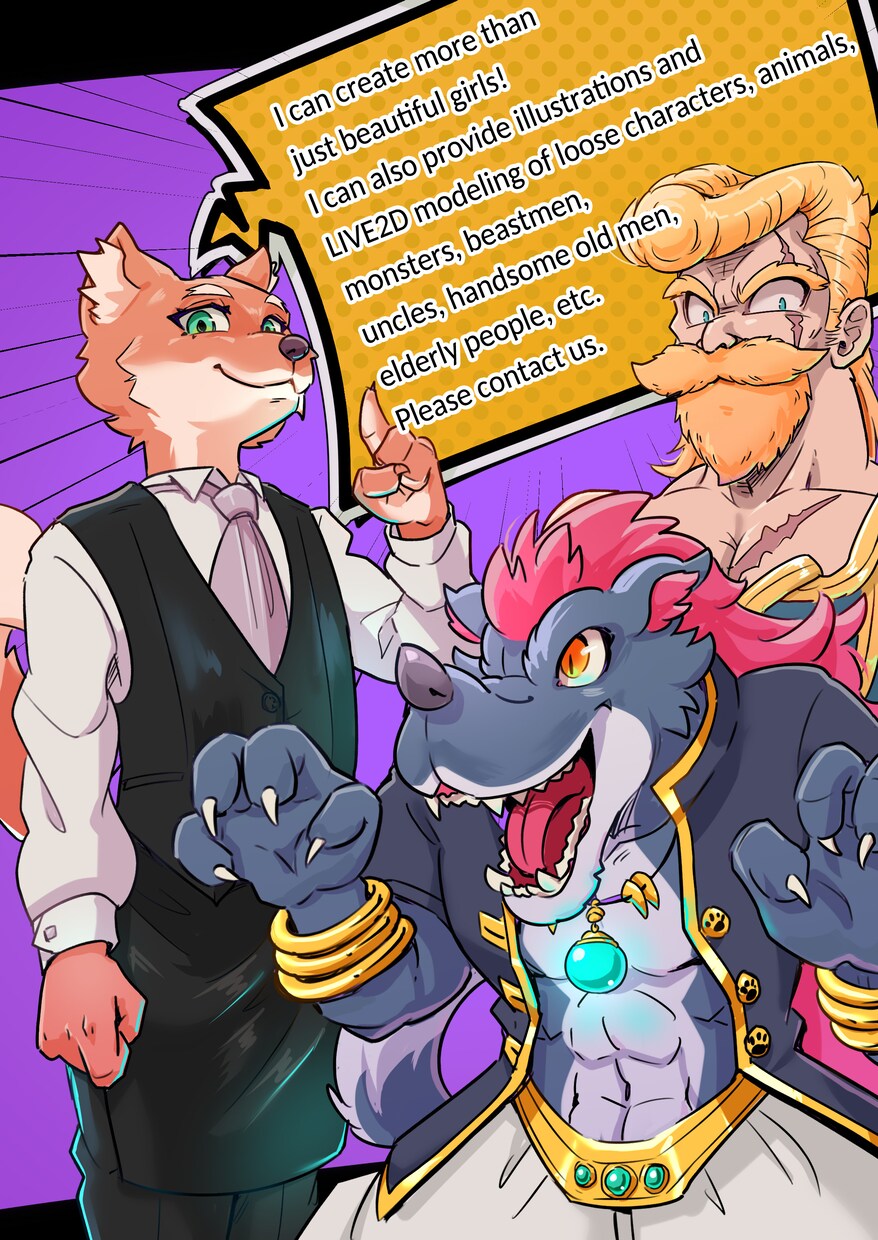 アメコミ風など色々なでポップなイラスト描きます アイコン・ミニキャラ・漫画・立ち絵…お好みを教えてください イメージ4