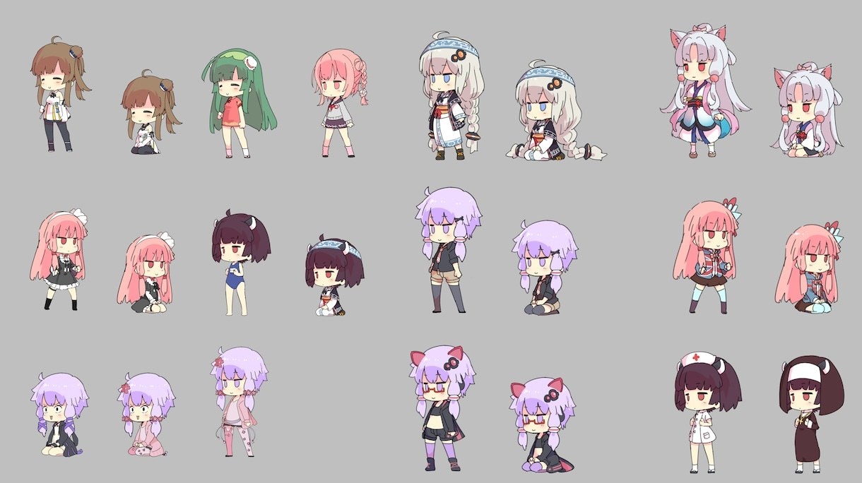 パロディ素材などのイラスト制作いたします 歌ってみたMV、パロディ作品の素材などに是非！ イメージ4