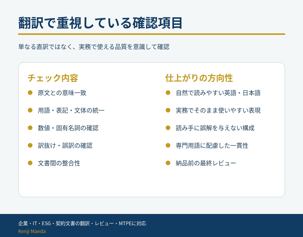英語翻訳｜IT・ビジネス文書を自然に翻訳します 正確さと自然さを両立し、実務で使える翻訳に仕上げます イメージ2