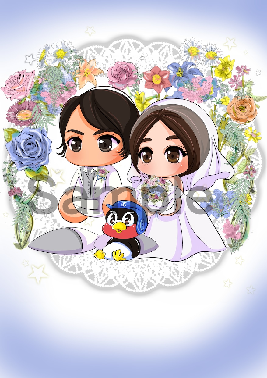 お伝えいただくキャライメージをパワプロ風に描きます 貴方の思い描くキャライメージをパワプロ化しイラストを描きます イメージ8