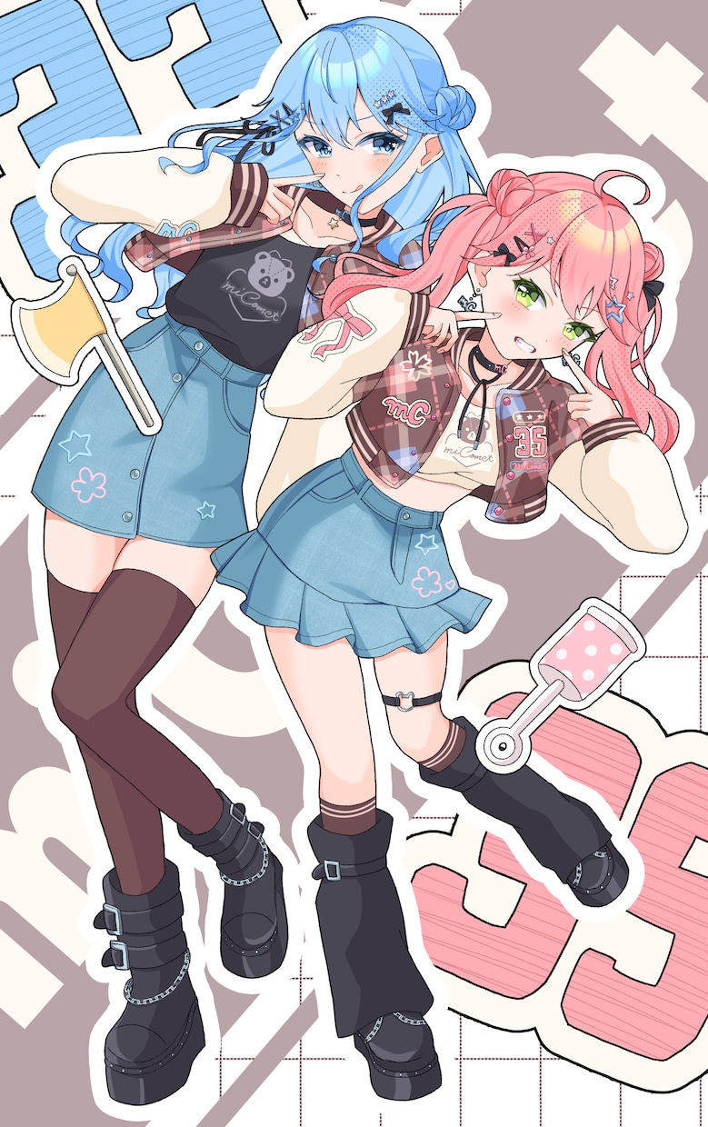 アニメ塗りで女の子イラスト制作いたします 表情が魅力的な女の子イラストはおまかせください！ イメージ6
