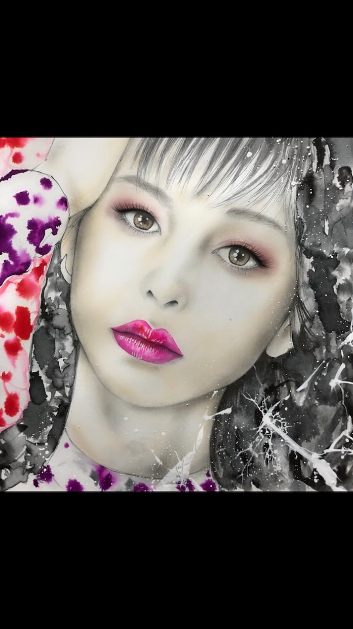 アート似顔絵☆参考画像みたいな似顔絵描きます 全てアート作品です。時間をかけて、１週間に1枚限定です。 イメージ1