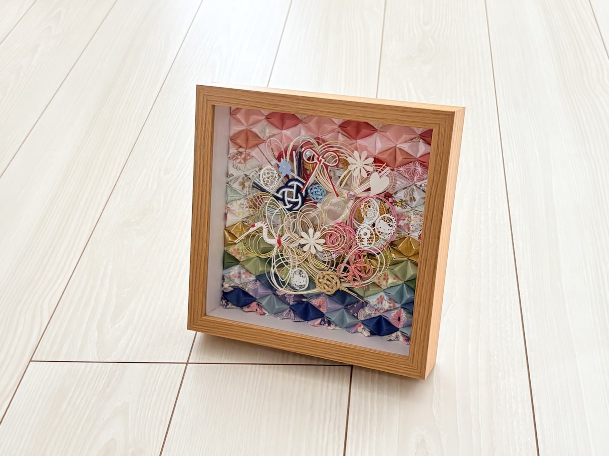 ご祝儀袋をリメイクして水引アートをお作りします 大切な思い出をかたちに残しませんか イメージ3