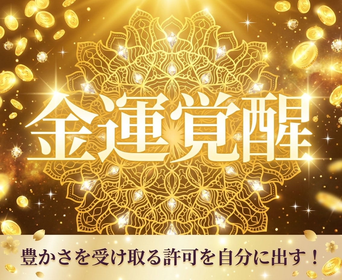 無限の豊かさ／潜在意識のお金のブロックを解除します 豊かさを受け取る許可を自分に出す！お金＝愛の周波数へ書き換え イメージ1