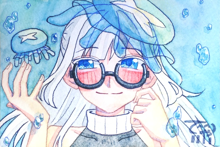 優しい雰囲気の水彩イラストをお描きします アナログ原画の匿名配送可能です イメージ1
