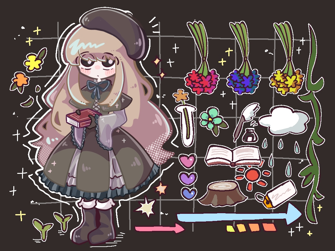 女の子を描きます メルヘンチックでガーリーな可愛い女の子を描きます イメージ1