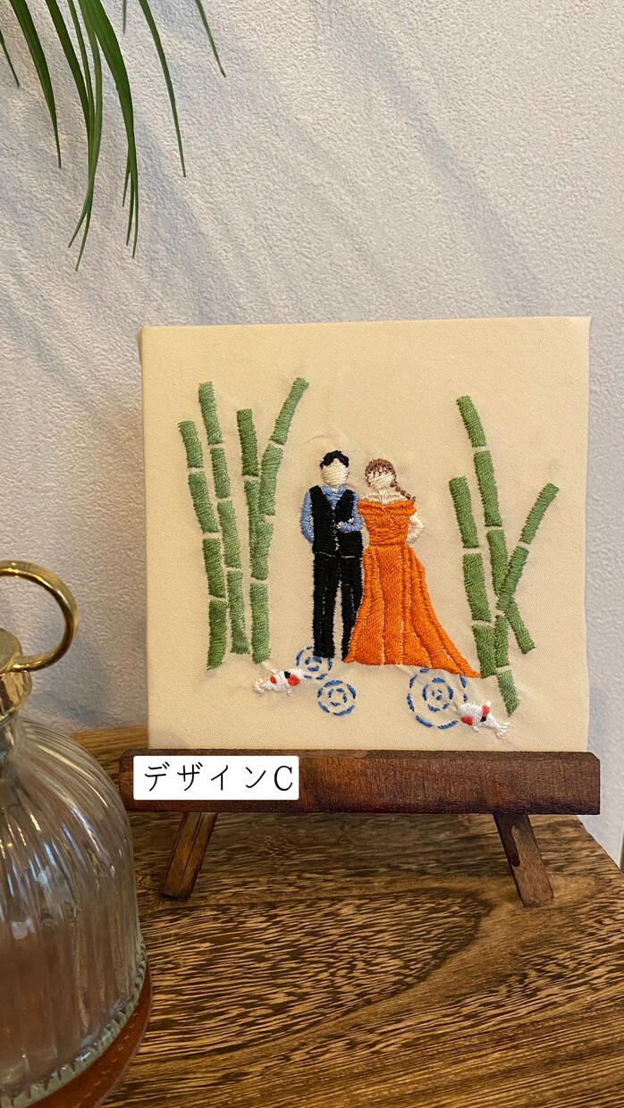 ブライダル刺繍します 思い出の結婚式を刺繍します！！ イメージ4