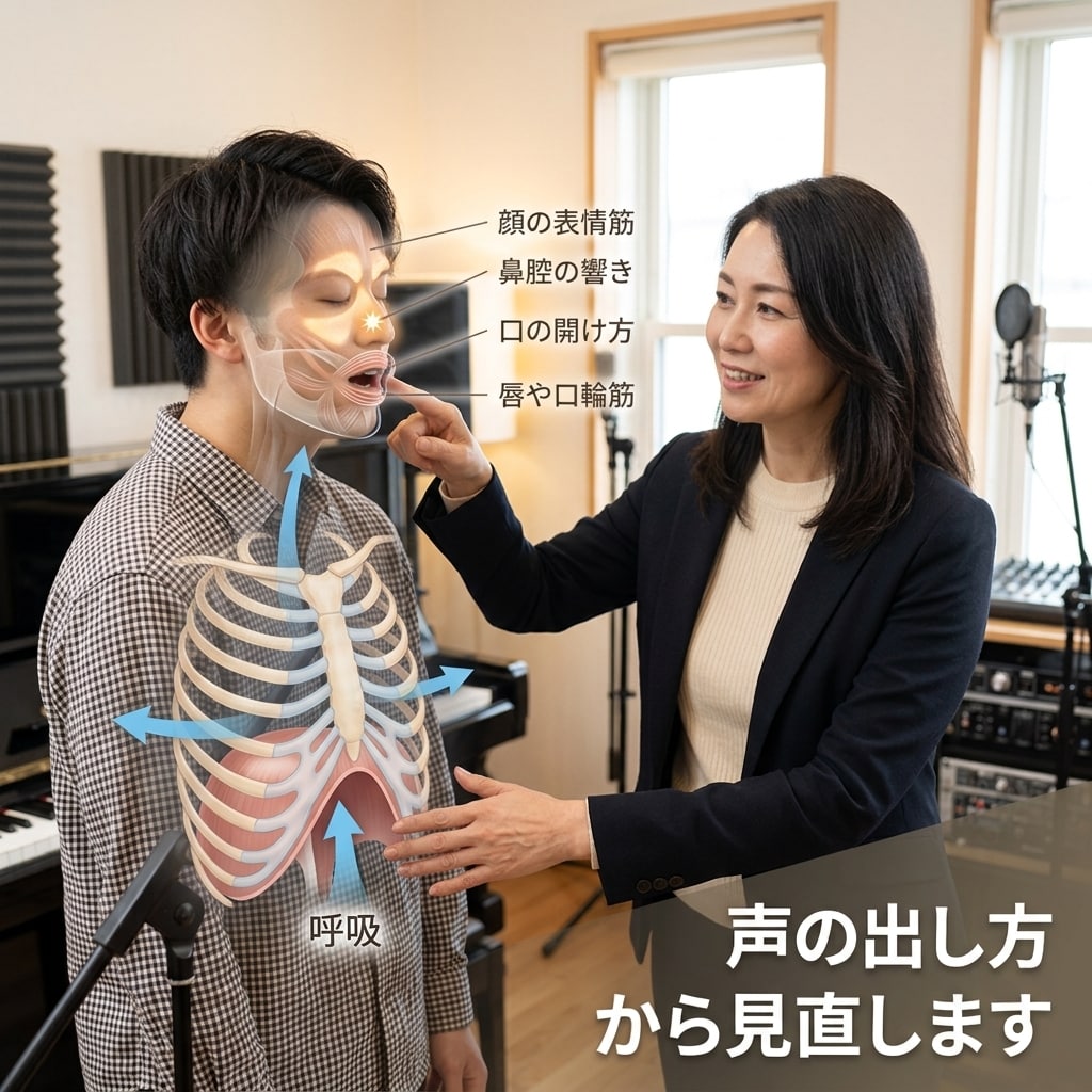 プロを目指す方の歌のお悩み相談します 発声・高音・口や顔の使い方まで丁寧にアドバイス イメージ3