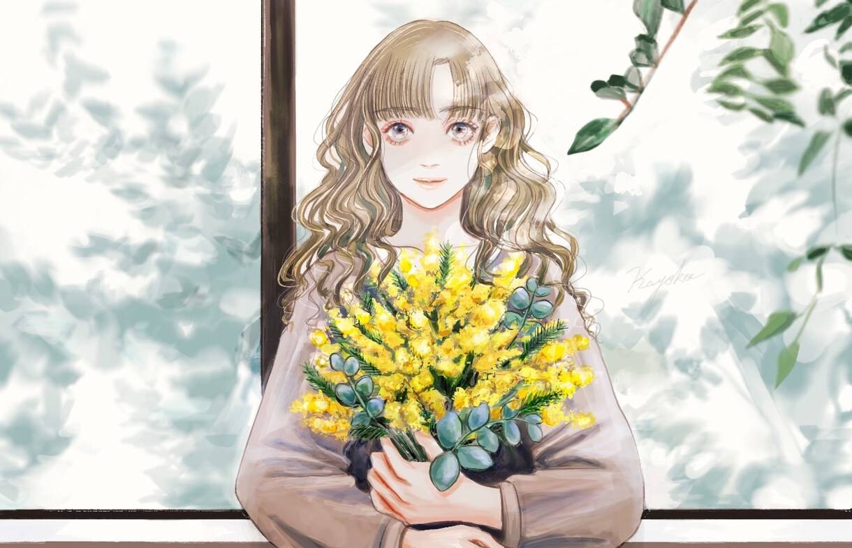 繊細で美しい背景込みのイラスト制作させて頂きます 表紙や挿絵、サムネイルなど商用にもお使いください。 イメージ7