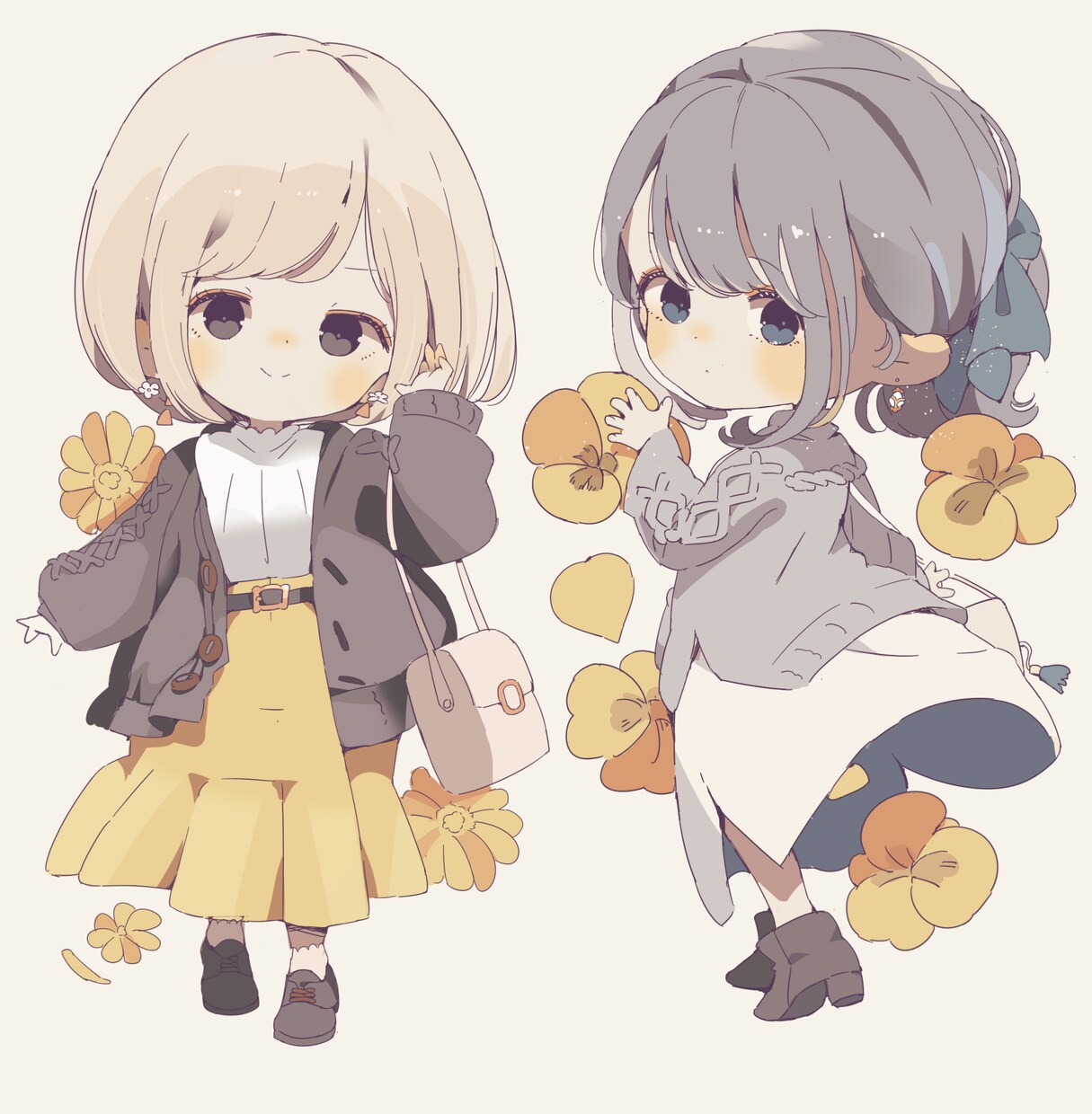 ミニキャラをお描きします ゆるい３頭身くらいのイラストをお描きします イメージ5
