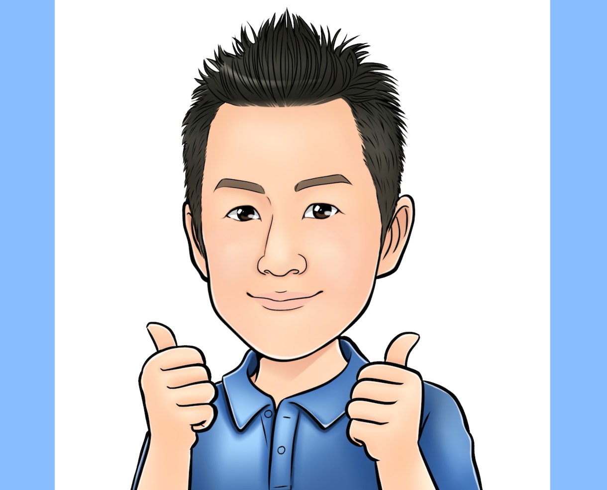 名刺・SNSに使えるビジネス似顔絵を作成します 顔出し不要でも信頼感が伝わるビジネス用似顔絵です！ イメージ10