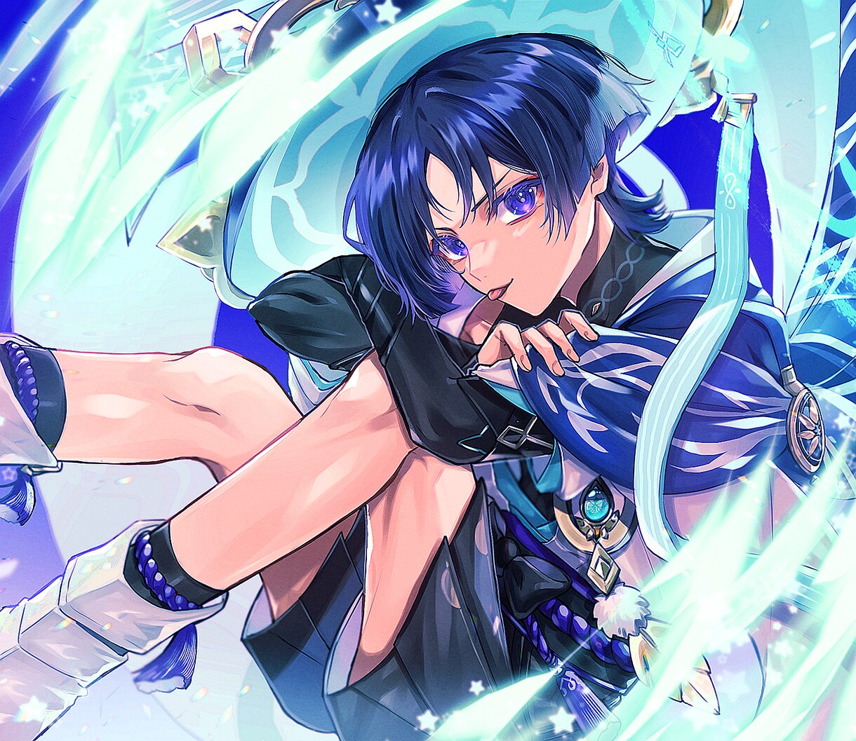歌ってみたや活動用イラスト制作します サムネイルや一枚絵など幅広く対応します！ イメージ7