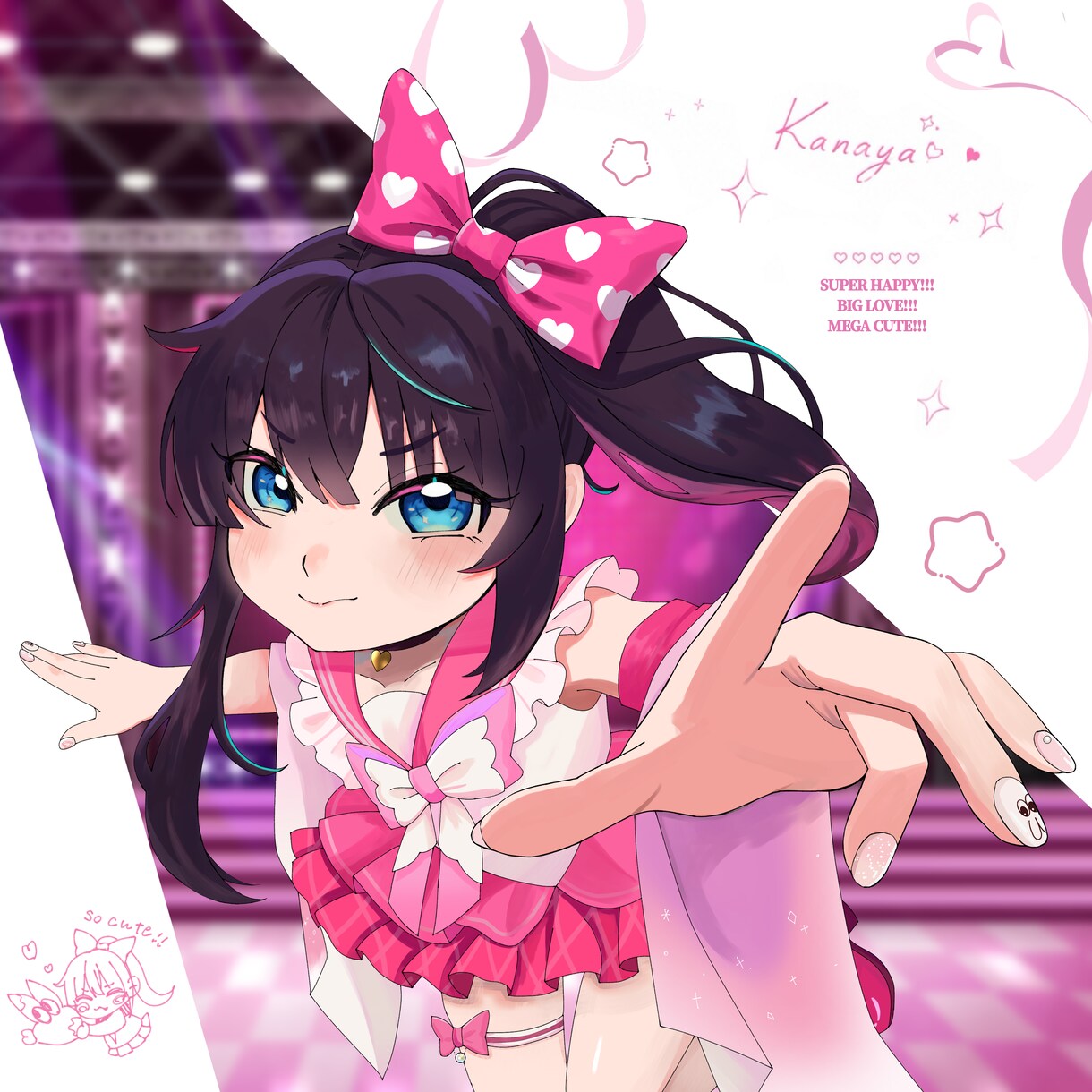 イラスト、立ち絵、SNSアイコンなど描きます 可愛いイラストを描きます！！！ イメージ1