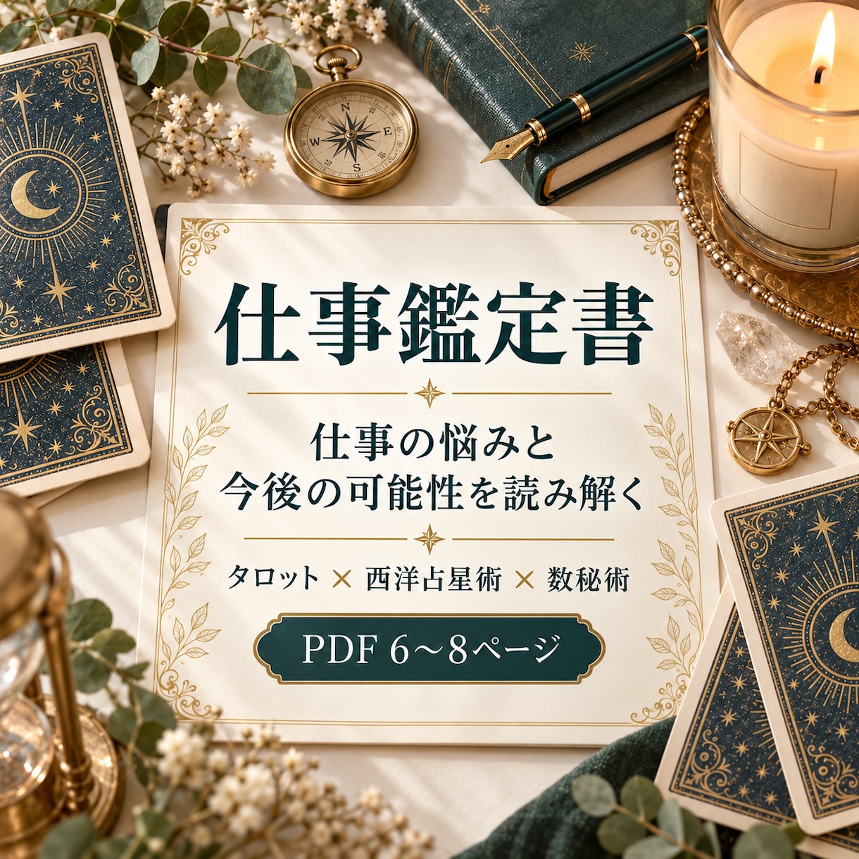 仕事の悩みと今後の可能性を鑑定書で読み解きます 適職・転職・副業など自分らしい働き方を鑑定 イメージ1