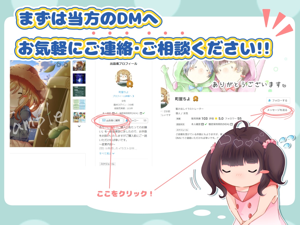 絵本風のほっこりするイラストお描きいたします 挿絵やご友人への贈り物などお好きなサイズでお作りいたします イメージ7