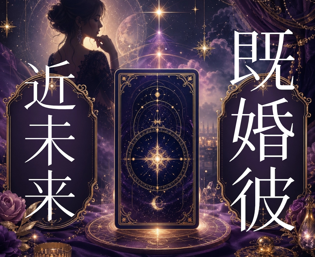 既婚彼との近未来を霊視とタロットで占います 不倫は通過点、離れられないのはツインレイの可能性も..... イメージ1