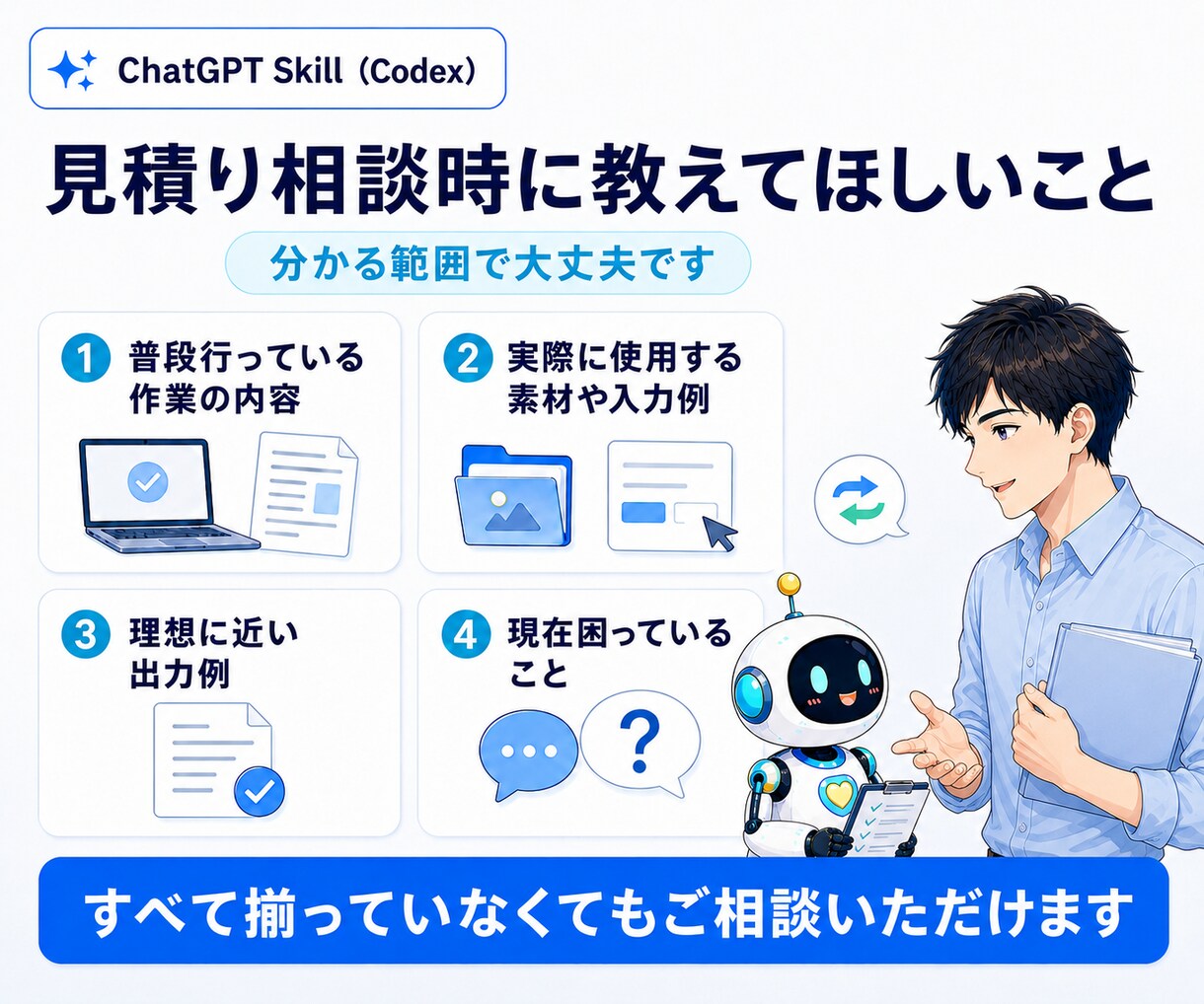 ChatGPT Skill（Codex）を作ります 毎回の説明と修正を減らし、実際に使える状態まで調整 イメージ8