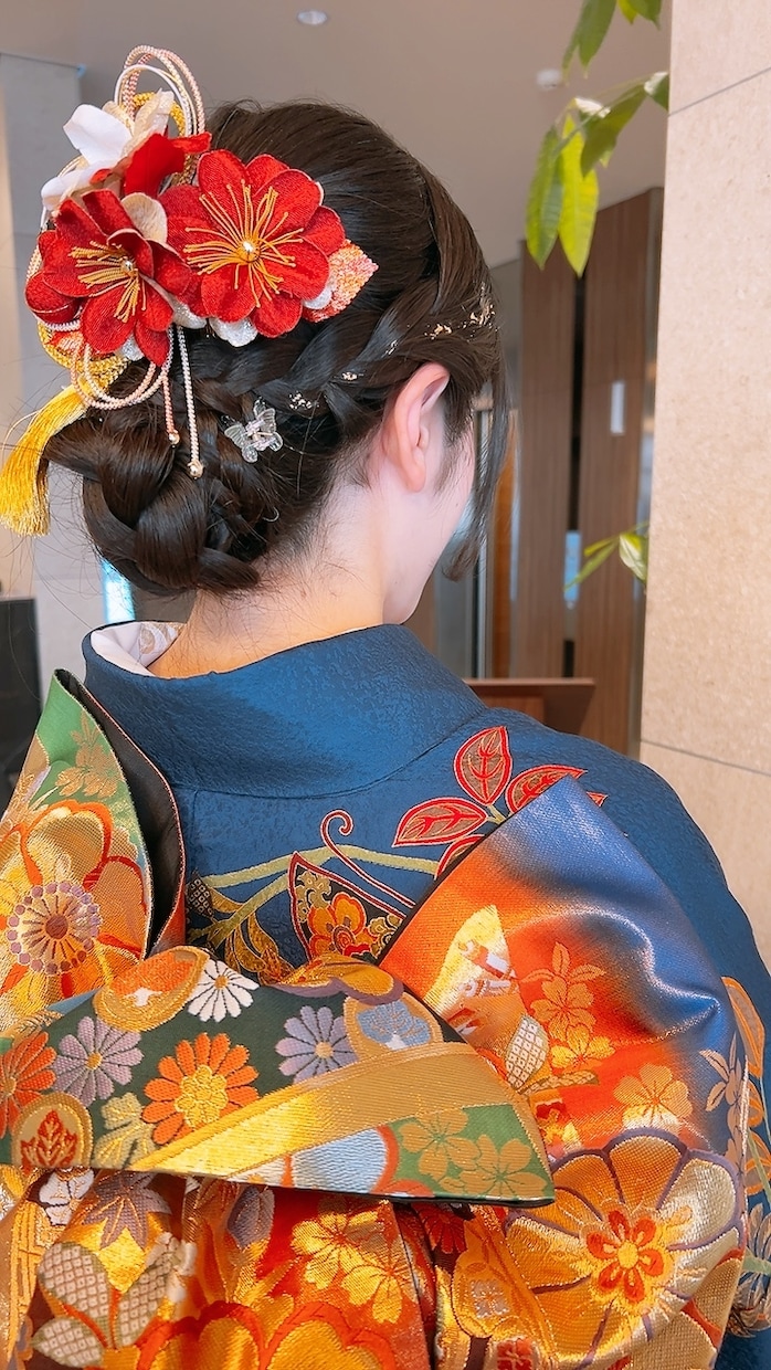 振袖出張着付けします 提供するのは「動きやすく•苦しくない」お着付け。 イメージ1