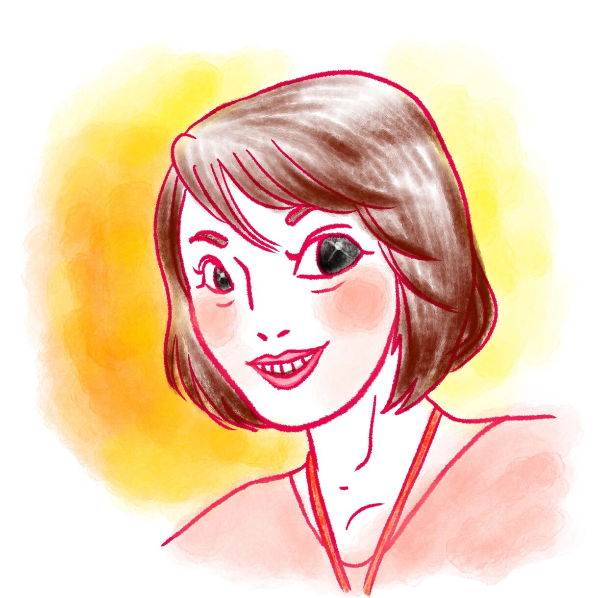 本人もにっこり☆ほっこり似顔絵を描きます プロのイラストレーターによる似顔絵を、オーダーメイド！ イメージ5